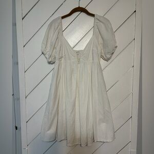 Newbury Kustom White Mini Dress